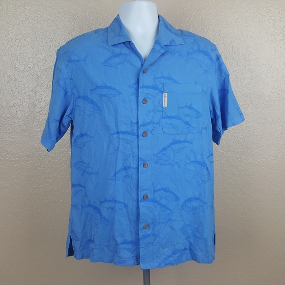 Columbia River Lodge Mens Casual Short Sleeve Shir